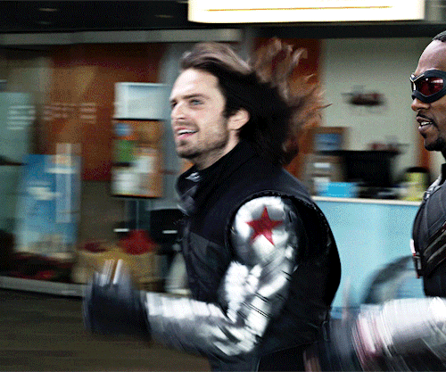 Bucky Barnes During Airport Battle Captain America: Civil War 2016 | Dir. Anthony Russo, Joe Russo