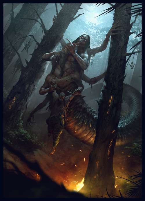 morbidfantasy21: Silent beast by Max Kostin