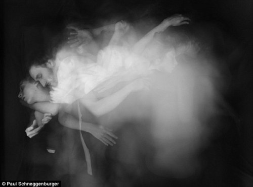 lite by candle, long exposure of sleeping couples