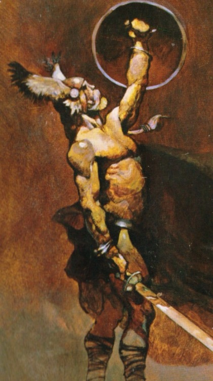 boomerstarkiller67:  Fantasy Worlds of Robert E. Howard - art by Jeff Jones (1976) 