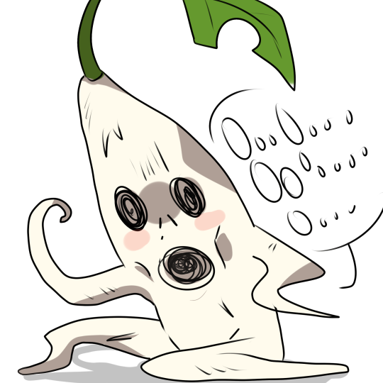 amberfigueroa:  justintaco:  ”What… is that?”   This mandrake is a present for you all.. <3 please accept it.   |:I