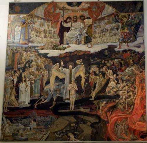 The Last Judgement, 1904, Viktor VasnetsovMedium: oil,canvas