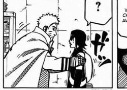 lady-nounoum:  I love how Naruto take care of the daughter of his best friendand Sasuke saves the son of his best friend