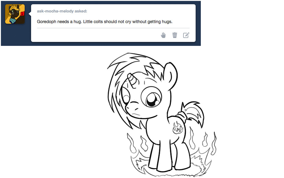 taboopony:   though its usually soup before i get to eat it  Poor lil guy ;w;