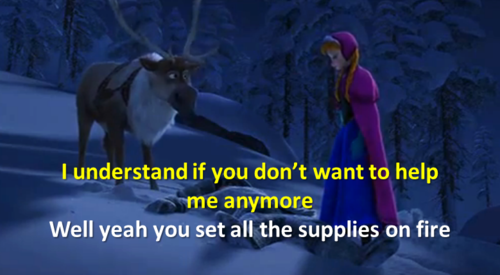 ging-ler:   thedizbizz:  So I showed Frozen to my boyfriend and I decided to share