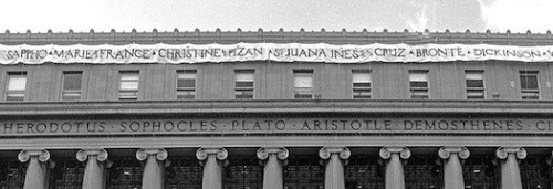 cahun-caha:Butler Library ft. the infamous banner