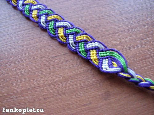 DIY Friendship Bracelet Tutorial from Fenkoplet here. I saw this on a Russian blog that rarely posts