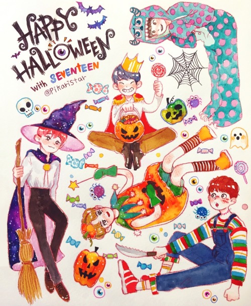 Happy halloween!! With seventeen