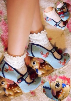 pinksugarrr:  forever-a-fawn:  pinksugarrr:  New shoes, love them so much ^-^ #irregularchoice  Where can I get these?  The brand is irregular choice, they are sold out on their website but dollskill still has a few in stock 