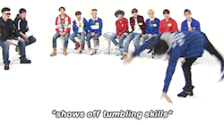baechyuu:When WinWin tries to show off his hidden talent
