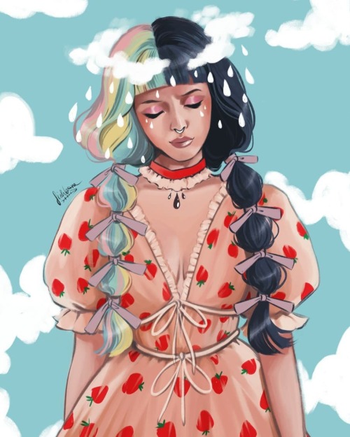 Throwback!The strawberry dress but wore by #melaniemartinez. . . #instaartist #illustration #dig