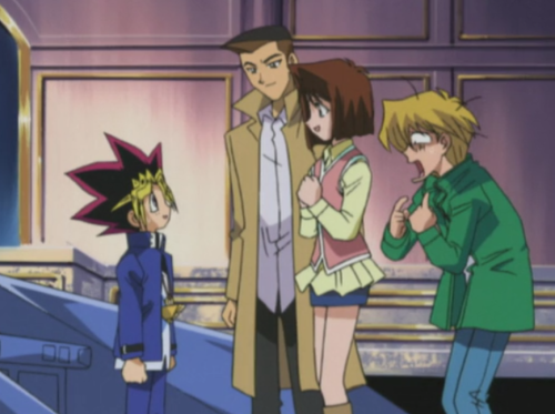 relatablepicturesofyuugi:Everyone praising Yuugi but Jou can’t get his word in Lmao