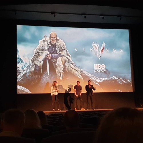 Marco Ilsø and Alex Høgh at HBO Nordic&rsquo;s last season premiere