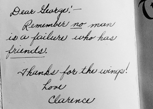 It’s A Wonderful Life (dir. Frank Capra, 1946) Strange, isn’t it? Each man’s life 
