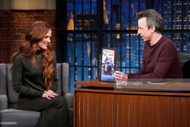 Late Night with Seth Meyers, March 2, 2023 - Riley Keough