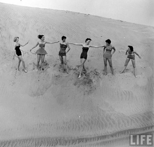 Bathing suit fashions(Loomis Dean. 1950)