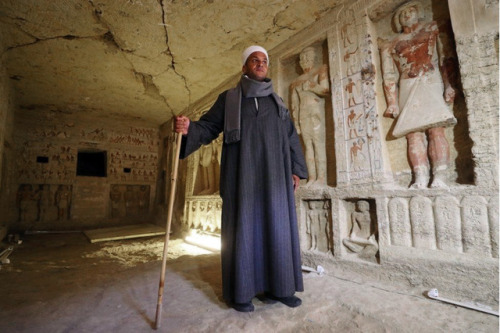Archaeologists in Egypt discovered the tomb of Wahtye, a high priest, untouched for 4,400 years.