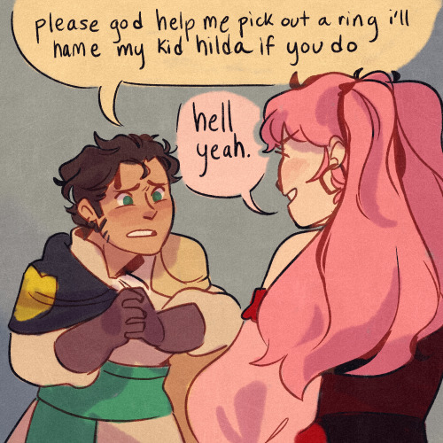 I Drew This Months Ago But Whatever. The Golden Deer Have A Running Gag Of Betting Child Naming Rights