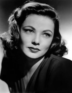  American film and stage actress Gene Tierney