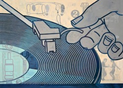 vinylespassion:  Turntable by Nancy Stahl.