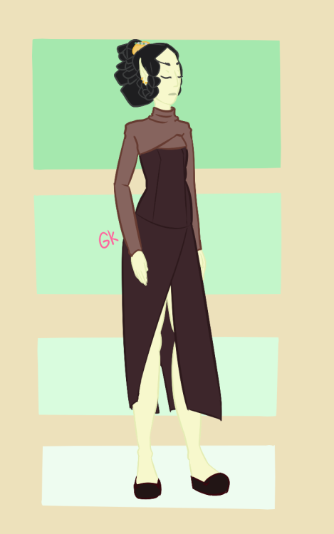 gracesartdump: Modern fashioned T’Pring