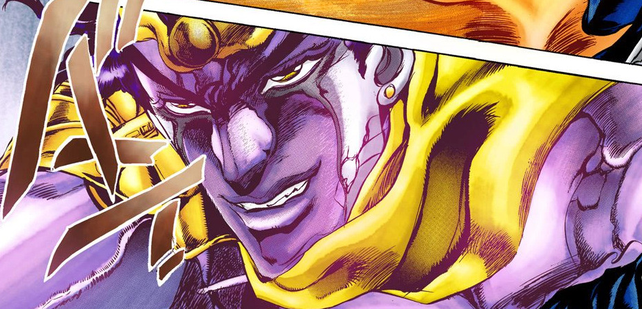 occultaro:  Star Platinum’s majestic first full appearance, in color  
