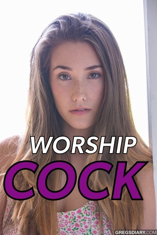 cockslutsissygirl: I worship large alpha male cock! Im just a sissy cum slut! Let daddy swing by and