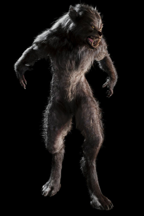 Now, here’s a much better look at the werewolf from “Cursed” (2005). #WerewolfWedn