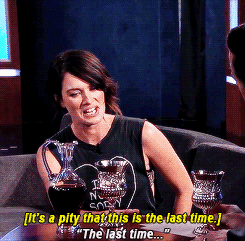 was-jaimelannisters-blog:  Lena Headey and Jimmy Kimmel talk Game of Thrones style