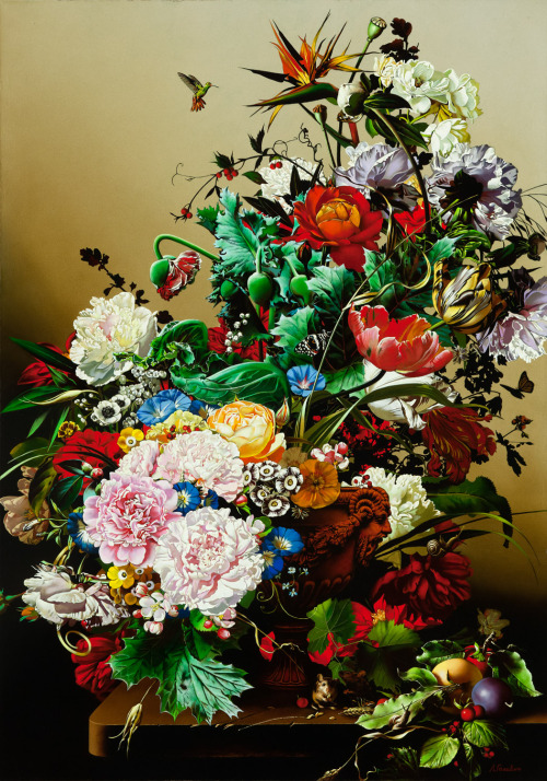Flowers in a Terracotta Vase. canvas/oil ,100x70cm 2021Цветы в терракотовой вазе. холст/масло, 100x7