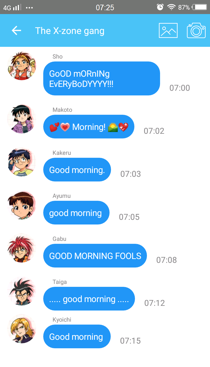 Stuff & Things — idaten-jump: Character's texting styles if they...