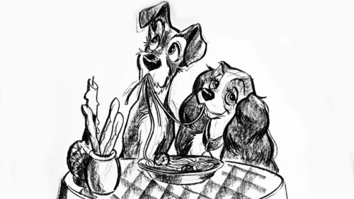 Fun Fact: The iconic Lady And The Tramp spaghetti kiss almost never happened. The scene in which two