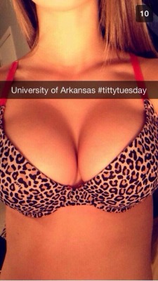 collegesnaps:  More titty tuesdays! Kik: