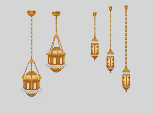 albumenplumbob:I love these lights from the Paranormal pack. Are they medieval? Are they craftsman? 