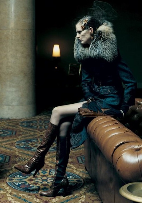 lelaid:Stella Tennant by Steven Meisel for Dolce & Gabbana F/W 2004