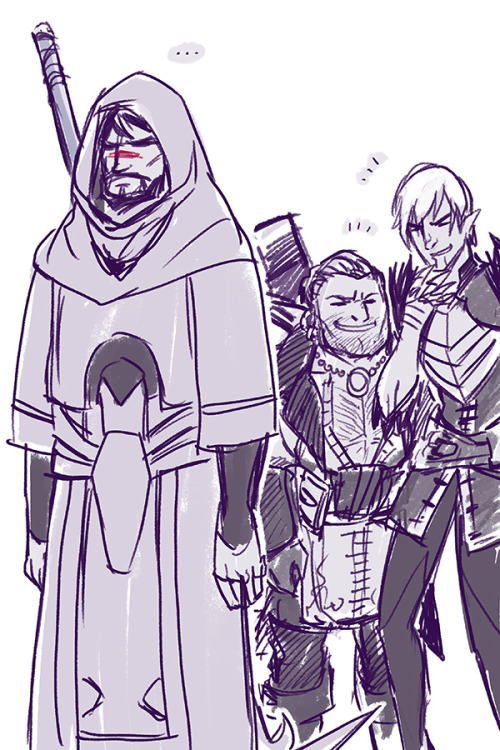 viktopia: No one told me the mage outfits in DA2 were daggy as hell. ;P I had to draw a dumb sk