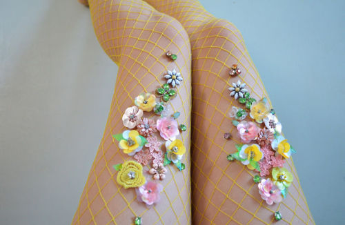 sartorialadventure:Stockings by LirikaMatoshi on Etsy