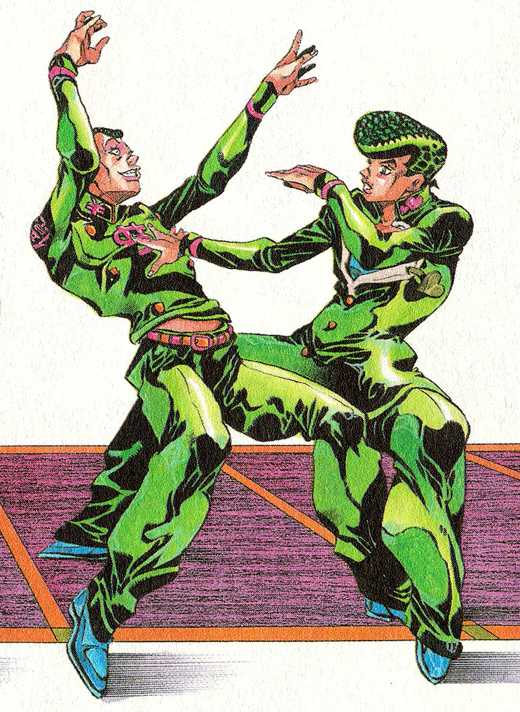 JoJo's Bizarre Adventure: Diamond is Unbreakable - Josuke Posing by  Hirohiko Araki