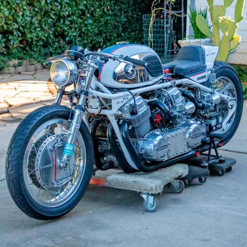 Bikebound:  The Anti-Christ: Honda Double 750 Land-Speed Racer Built By The Late