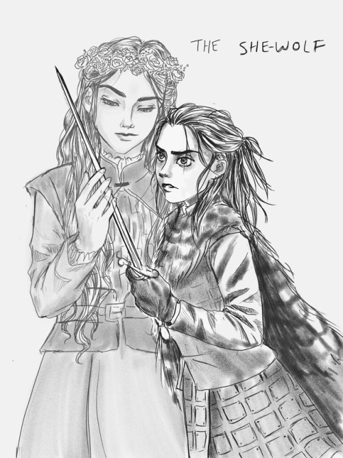 joyjuhee: Lyanna and Arya parallel  Her father sighed. “Ah, Arya. You have a wildness in 