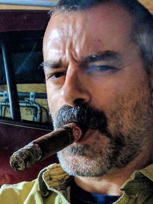 Masculine Cigar Smoking Men