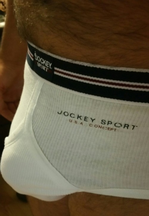 whitebriefs247:New Ebay purcahse. Vintage Jockey Sport briefs. I like em! 