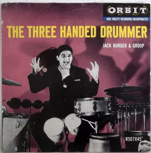 Jack Burger & Group - The Three Handed Drummer (1958)* flip side of Tonkobushi Rock'n Roll