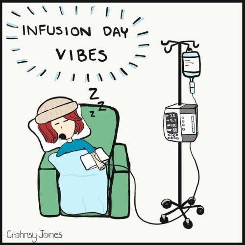 That feeling when you nap in the &ldquo;good&rdquo; chair#infusion #chemo #ibd #remicade #uc #crohns