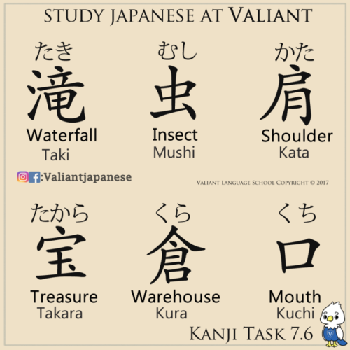 Japanese Kanji Character Tasks More flashcards on www.instagram.com/valiantjapanese