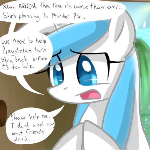 asktheconsoleponies:  Xbox’s RROD Part Ten  All dem Nintendo pones owo