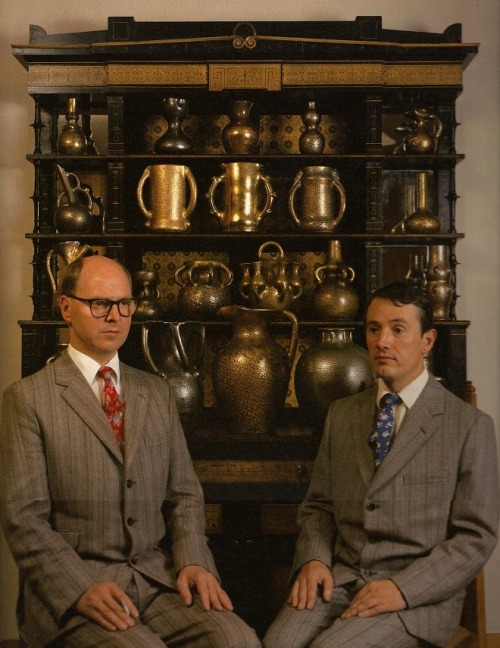 Gilbert and George, London, 1985© Linda McCartney | Scanned by lindamccartneysphotography