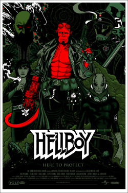 thepostermovement: Hellboy by Florian Bertmer