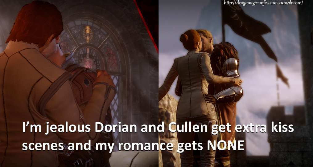 Dragon Age Confessions Confession I M Jealous Dorian And Cullen Get