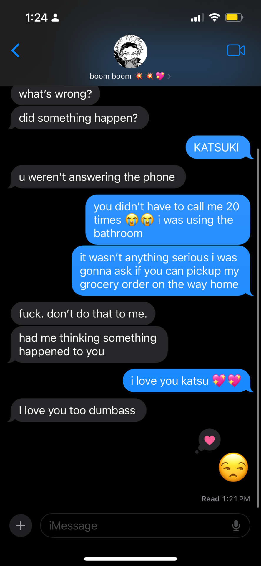 MHA BF/GF TEXTS ! 